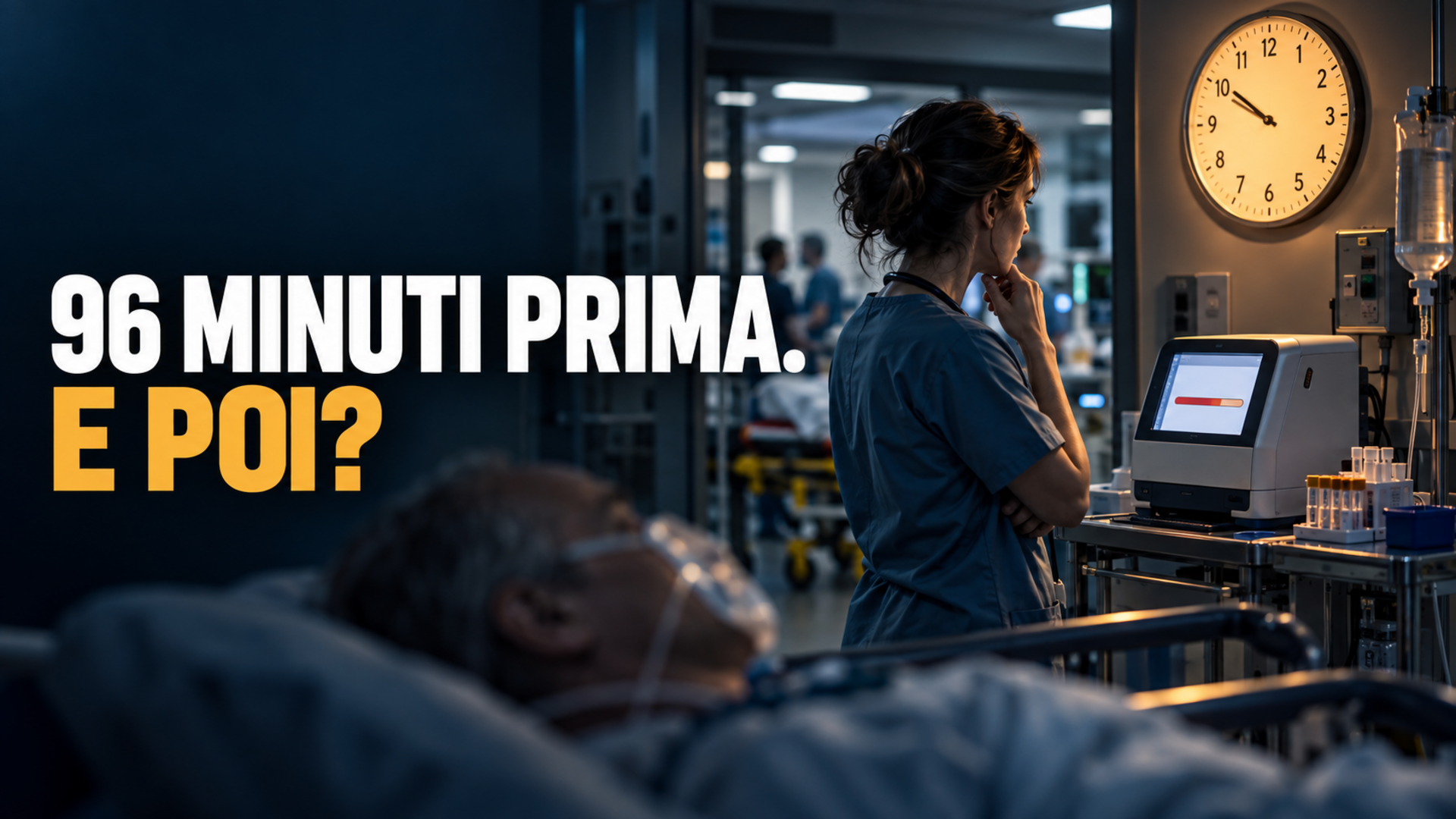 Immagine di copertina: FINO A 96 MINUTI PRIMA. IL PAZIENTE COSA GUADAGNA?