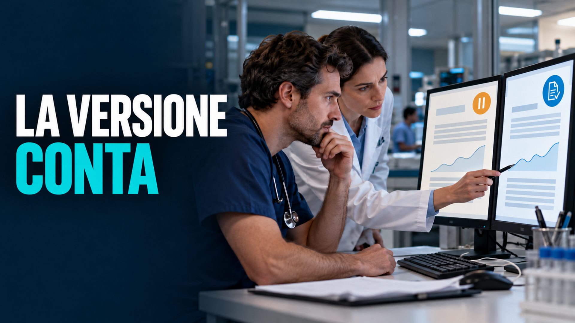 Medico e biologa clinica confrontano due versioni di uno studio sulla troponina point-of-care, una sospesa e una verificata; claim: La versione conta.